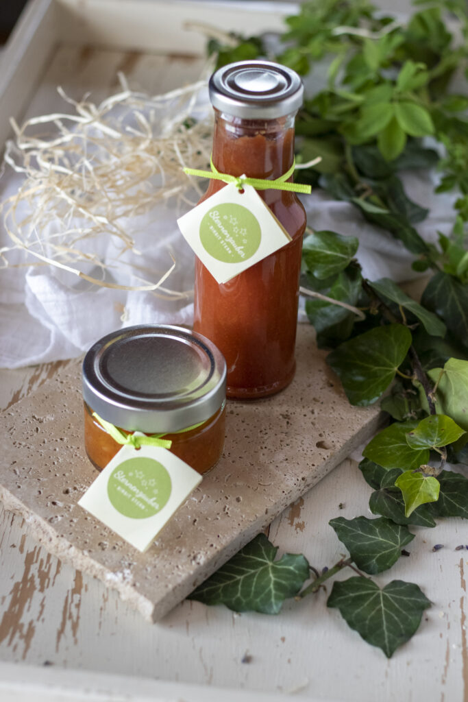 Chutney oder Grillsoße sweet´n sour vom Garten 120g oder Grillsoße